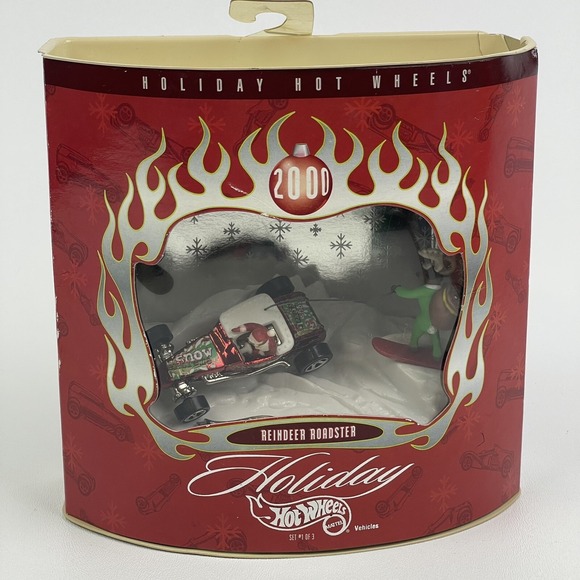 Hot Wheels Other - Hot Wheels Holiday Reindeer Roadster  Holiday 2000 New in Box 29083